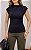 Blusa Malha Jersey Gola Alta - Imagem 3
