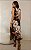Vestido Midi Viscose Em Estampa Floral Gola Tricot - Imagem 2
