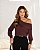 Blusa Manga Longa Decote Assimetrica Milalai - Imagem 9