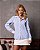 Camisa Tricoline Listrada Donna Ritz - Imagem 2