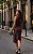 Vestido Midi Gola Alta Com Botões Kesses - Imagem 3
