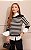 Blusa Tricot Listras Manga Longa Kesses - Imagem 1