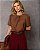 Blusa Em Crepe Multi Pregas Frontal Donna Ritz - Imagem 6