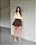 Blusa Satin Manga Longa Drapeado Ombro Doce Flor - Imagem 5