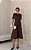 Vestido Midi Em Suede Com Amarração - Imagem 3