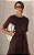 Vestido Midi Em Suede Com Amarração - Imagem 5