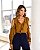 Blusa Creoe Ombro Vazado Babados Fluidos Milalai - Imagem 9