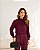 Blusa Crepe Gola Alta Com Renda No Ombro Milalai - Imagem 5