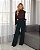 Blusa Crepe Gola Alta Com Renda No Ombro Milalai - Imagem 11