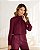 Blusa Crepe Gola Alta Com Renda No Ombro Milalai - Imagem 4