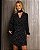 Vestido Curto Transpasse Poá Manga Longa Donna Ritz - Imagem 7