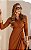Vestido Midi Em Malha Texturizada com Drapeado - Imagem 2