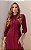 Vestido Chemise Midi Em Crepe com Bolsos e Botões - Imagem 3