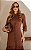 Vestido Chemise Midi Em Crepe com Bolsos e Botões - Imagem 7