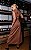Vestido Midi Em Suede Com Bolsos e Zíper Frontal - Imagem 3