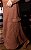 Vestido Midi Em Suede Com Bolsos e Zíper Frontal - Imagem 4