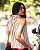Regata Halter Lenço Listrada Donna Ritz - Imagem 4