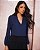 Blusa Manga Longa Com Pregas Ombro Donna Ritz - Imagem 5