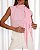 Blusa Gola Alta Franzida Doce Flor - Imagem 3