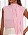 Blusa Gola Alta Franzida Doce Flor - Imagem 6