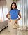 Blusa Gola Alta Franzida Doce Flor - Imagem 10