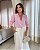 Blusa Gola Decote Aberto Satin Doce Flor - Imagem 3