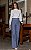 Blusa Em Viscose Manga Longa com Gola Alta - Imagem 2