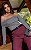Blusa Ombro a Ombro em Malha Penteada Manga Longa - Imagem 1
