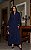 Vestido Midi Em Crepe Com Decote em V - Imagem 1