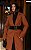 Trench Coat Alongado Em Lã Batida com Lapela - Imagem 5