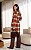Trench Coat Alongado Em Tweed com Cinto Faixa - Imagem 5