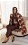 Trench Coat Alongado Em Tweed com Cinto Faixa - Imagem 4