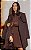 Trench Coat Alongado Em Alfaiataria Com Decote V e Lapela - Imagem 5