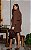 Vestido Curto Em Crepe com Manga Longa - Imagem 5
