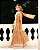 Vestido Longo Yoryu Listrado Degage Donna Ritz - Imagem 1