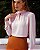 Blusa Crepe Transpassada Pregas Donna Ritz - Imagem 7