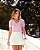 Blusa Manga Franzida Botão Donna Ritz - Imagem 6