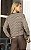 Blusa Tricot Gola Canoa Jacquard - Imagem 2