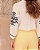 Camisa Viscose Com Bordado Manga - Imagem 2