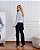Camisa Cropped Bordada E Com Renda Barra - Imagem 4