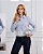 Camisa Cropped Bordada E Com Renda Barra - Imagem 1