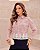 Camisa Cropped Bordada E Com Renda Barra - Imagem 1