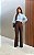 Calça Reta Alfaiataria Twill Donna Ritz - Imagem 5