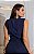 Blusa Em Crepe Gola Alta e Pregas - Imagem 2