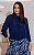 Calça Reta Em Viscose Estampado Com Bolsos - Imagem 7