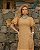 Vestido Midi Algodão Bordado Decote Princesa - Imagem 2