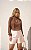 Blusa Crepe Gola Alta Donna Ritz - Imagem 9