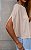 Blusa Capa Com Franzido Decote Doce Flor - Imagem 5