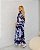Vestido Midi Tule Decote V Com Drapeado - Imagem 6