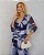 Vestido Midi Tule Decote V Com Drapeado - Imagem 5